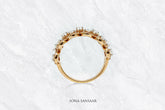 Radiant Ripple Diamond Ring | Sona Sansaar